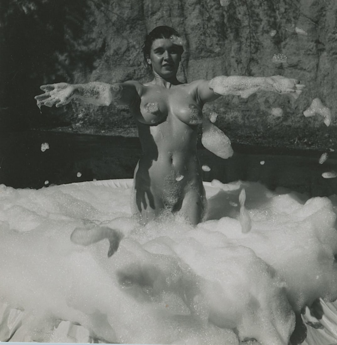 ANDRE DE DIENES Vintage Photo 1950s-1960s Nude Study