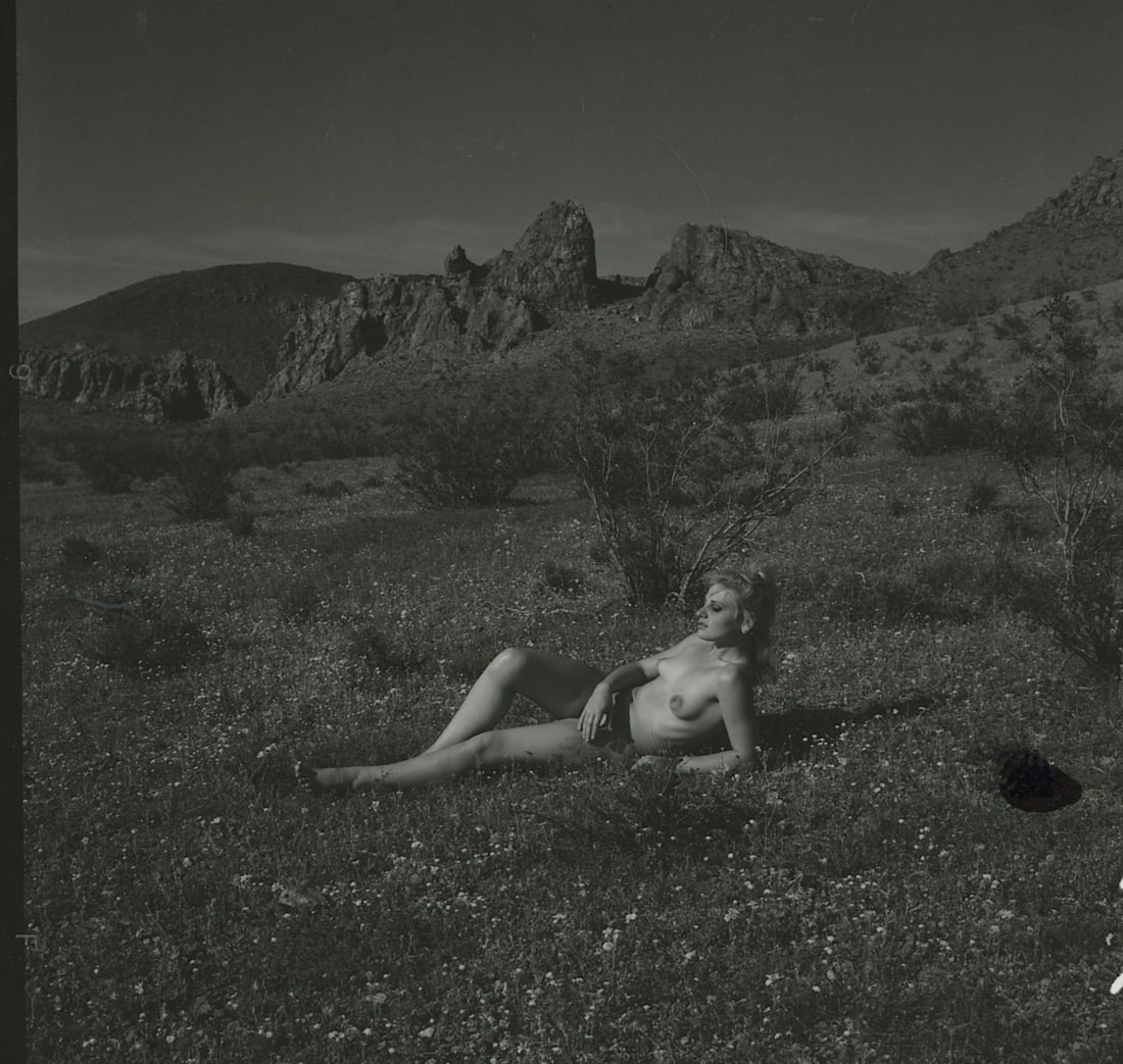 ANDRE DE DIENES Vintage Photo 1950s-1960s Nude Study