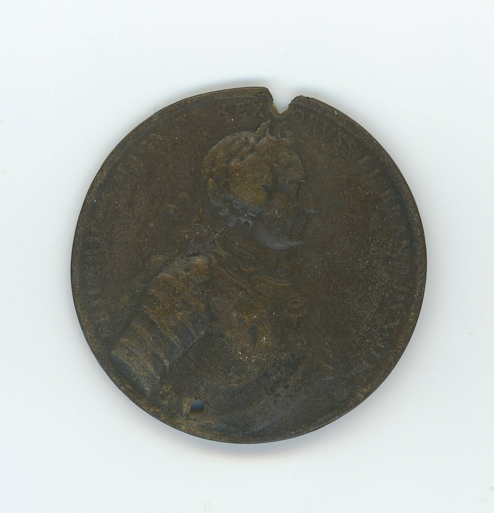 1757 - FREDERICK II THE GREAT - 7 YEARS WAR - BATTLE OF PRAGUE MEDAL PRUSSIA