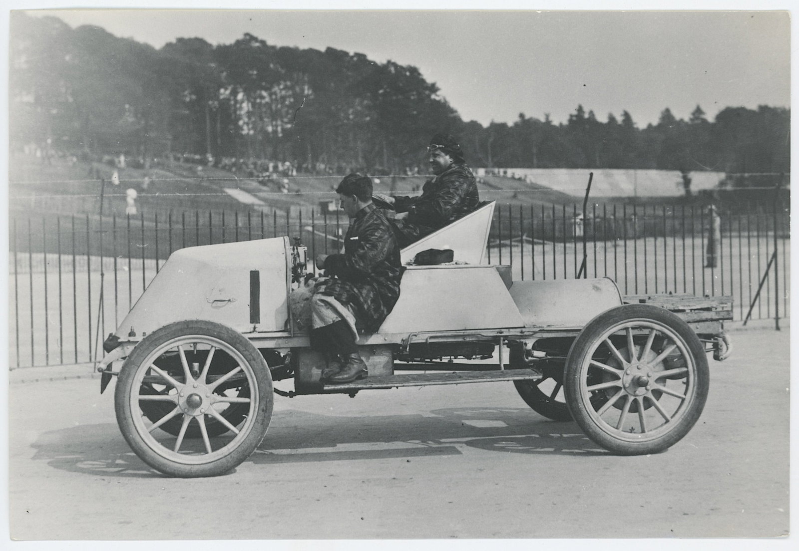 Scarce Historical Photo Collectors 1902 Mors Car Racing (1 of 2)