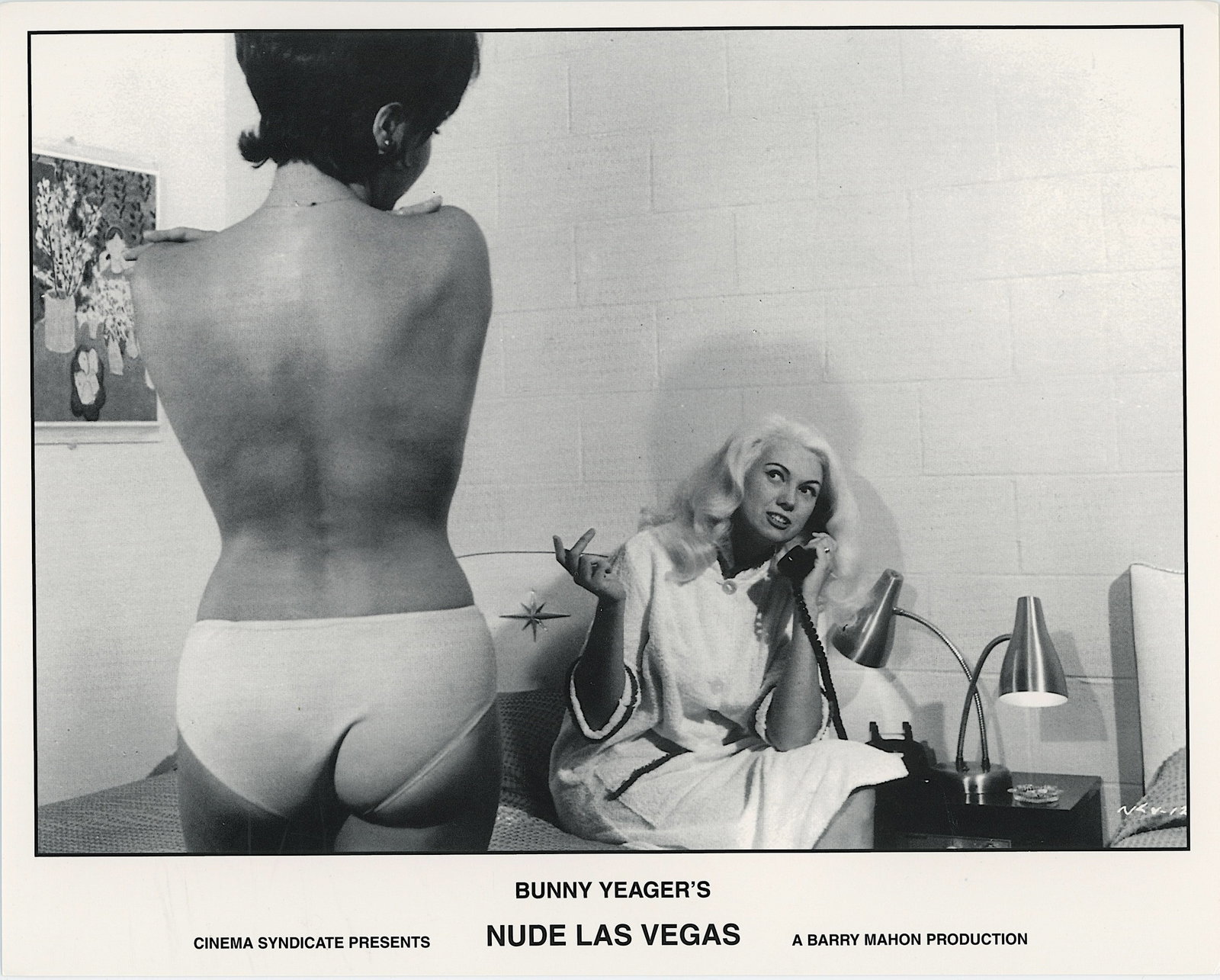 BUNNY YEAGER Vintage Pin Up Litho NUDE LAS VEGAS: BUNNY YEAGER Vintage Pin Up Litho NUDE LAS VEGAS. This lot is consigned by a collector in RI. The provenance is from Bunny Yeager's estate/archives. Linnea Eleanor "Bunny" Yeager (March 13, 1929 - May