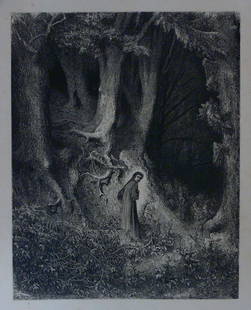 1860's complete set edition 75 engraving Prints G. Dore: For sale is a complete set of 75 prints published in the 1860's for The Vision of Hell by Dante Alighieri. Highly detailed fantasy artwork by Gustave Doré. Each of the prints is numbered from 1 to 75