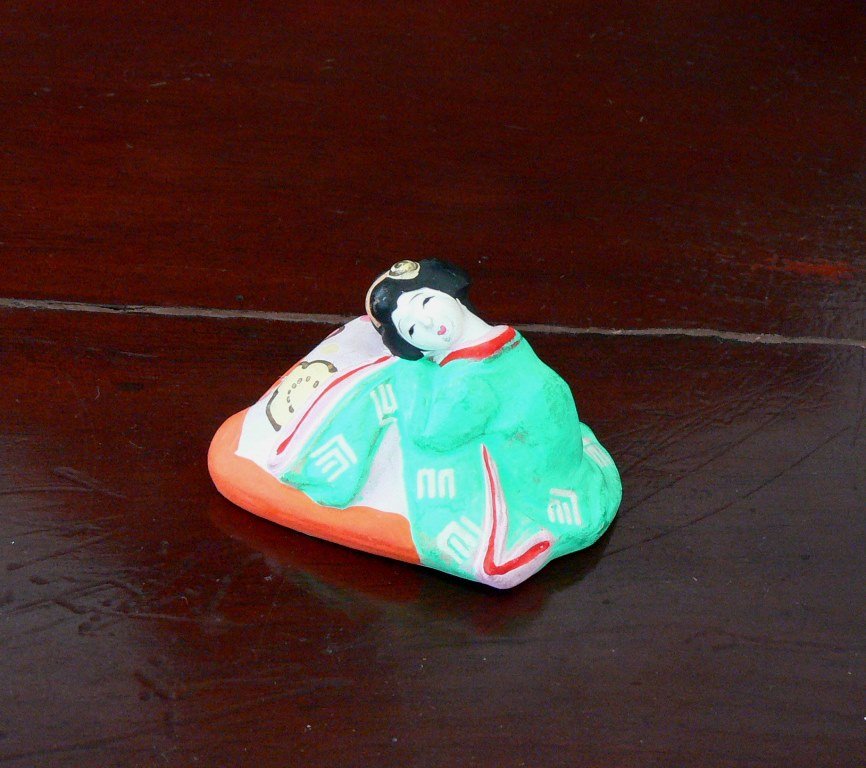 Rare WWII Japanese Erotica Shunga Plaster Geisha: Rare WWII Japanese Erotica Shunga Plaster geisha. Provenance Admiral Crawford Estate Occupation. Dimensions about 2.50" x 1.75" x 1.50"high.