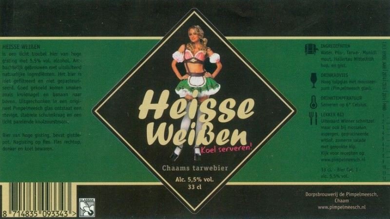 Rare Dutch erotic pin-up beer label Mint -3: For sale this rare and very sexy pin-up beer label in mint condition. It is from a small Dutch brewery and with very limited edition. Hard to find.