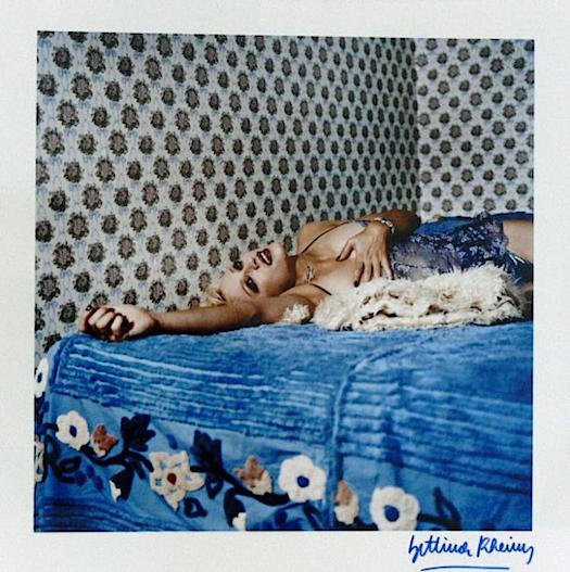 Bettina Rheims large Silver Gelatin Madonna 1994 Signed: Large silver gelatin 12" x 12" with Madonna by Bettina Rheims hand signed lower right. Bettina Rheims photographic career began in 1978, when she took a series of photos of a group of strip-tease arti