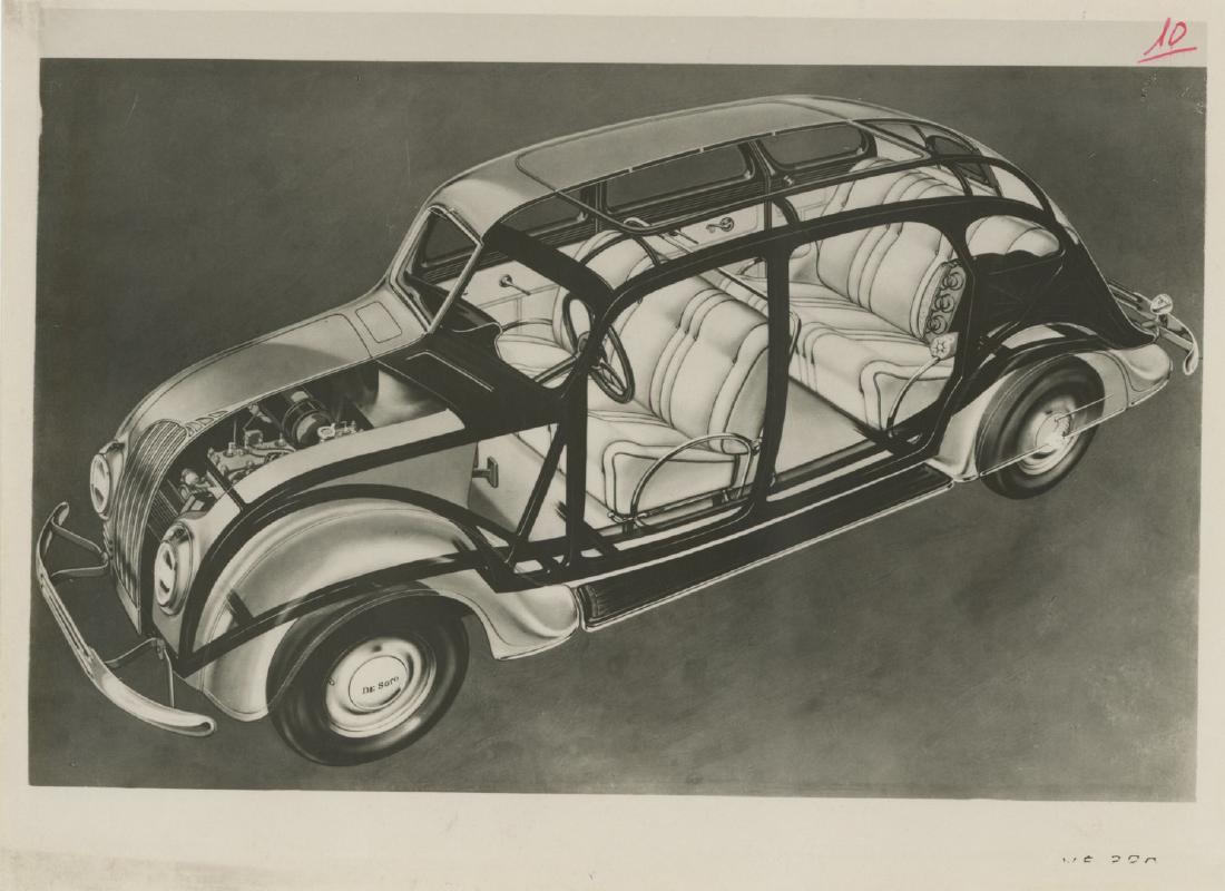 Rare Silver Gelatin Photo Chrysler Air Flow Sedan, 1934 (1 of 1)