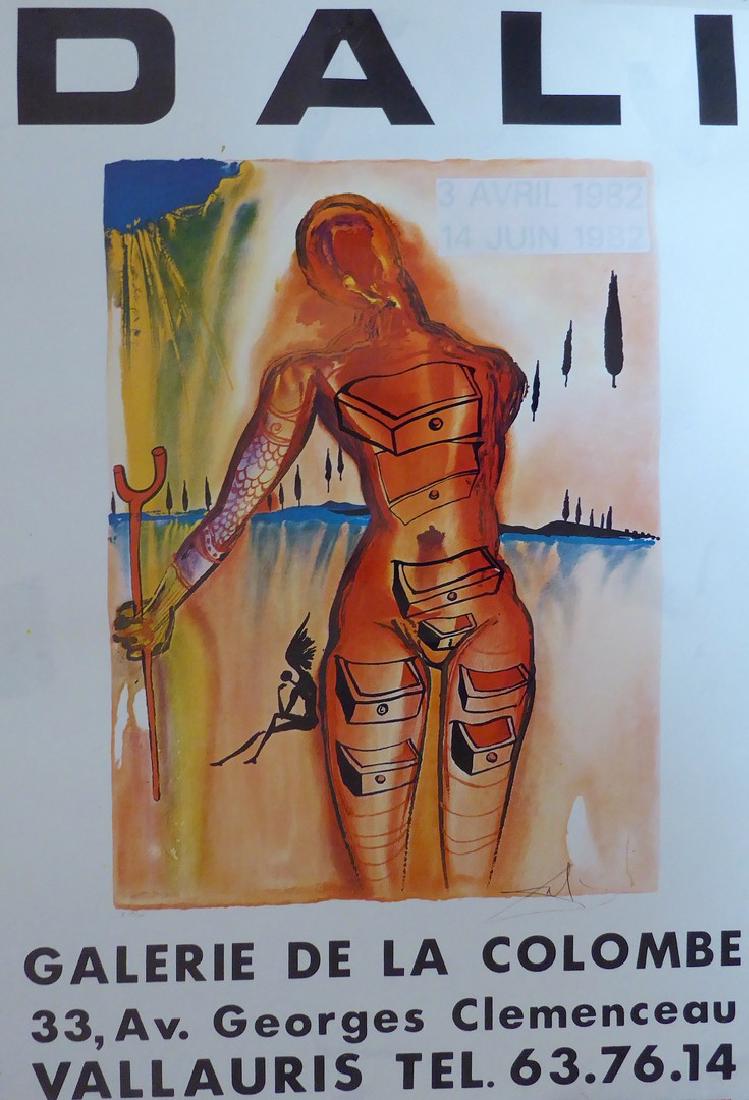 SALVADOR DALI Poster Galerie de la Combe, 1982 (1 of 1)