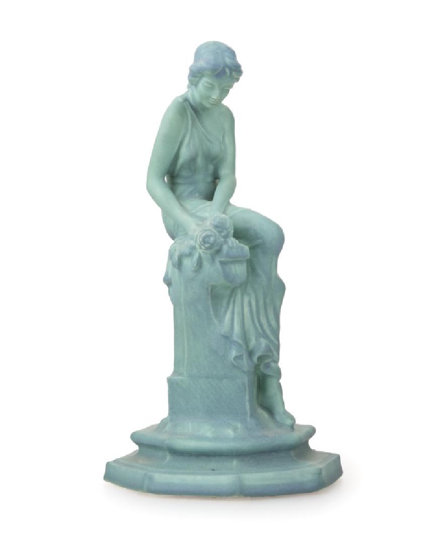 A Van Briggle art pottery figure (1 of 4)