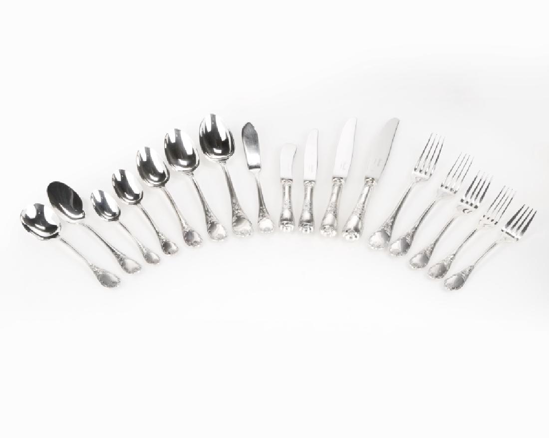 Christofle ''Marly'' silverplate flatware service (1 of 4)