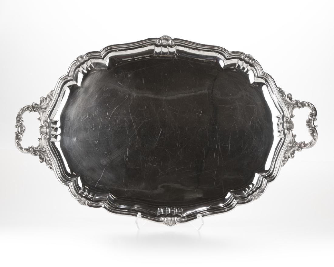 A Buccellati sterling silver handled tray (1 of 3)
