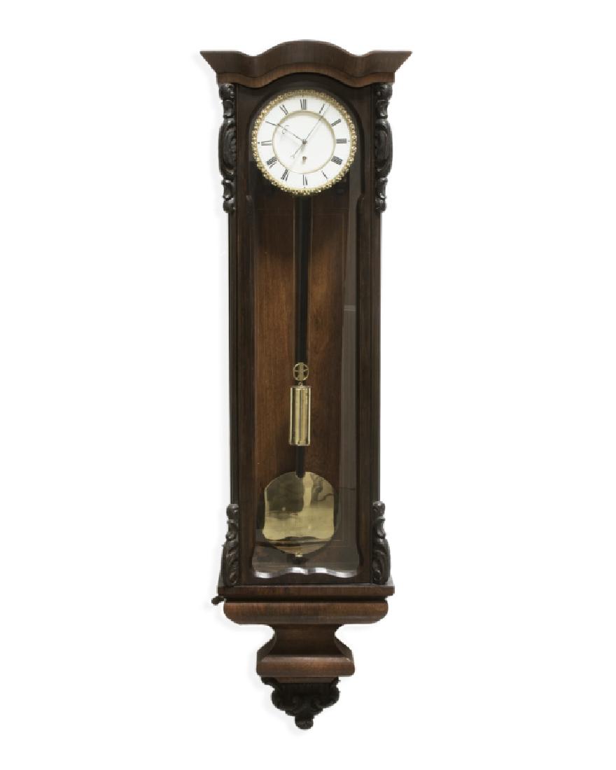 A Biedermeier Vienna wall regulator clock (1 of 2)