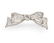 An Art Deco diamond bow brooch