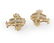 A pair of diamond "X" earrings, Tiffany & Co.