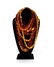Fifteen various amber, resin and plastic bead necklaces