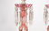 A pair of Baccarat Amberina candlestick lusters - 2