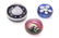 A selection of 3 blown glass paperweights