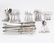A partial Whiting "Adam" sterling flatware service