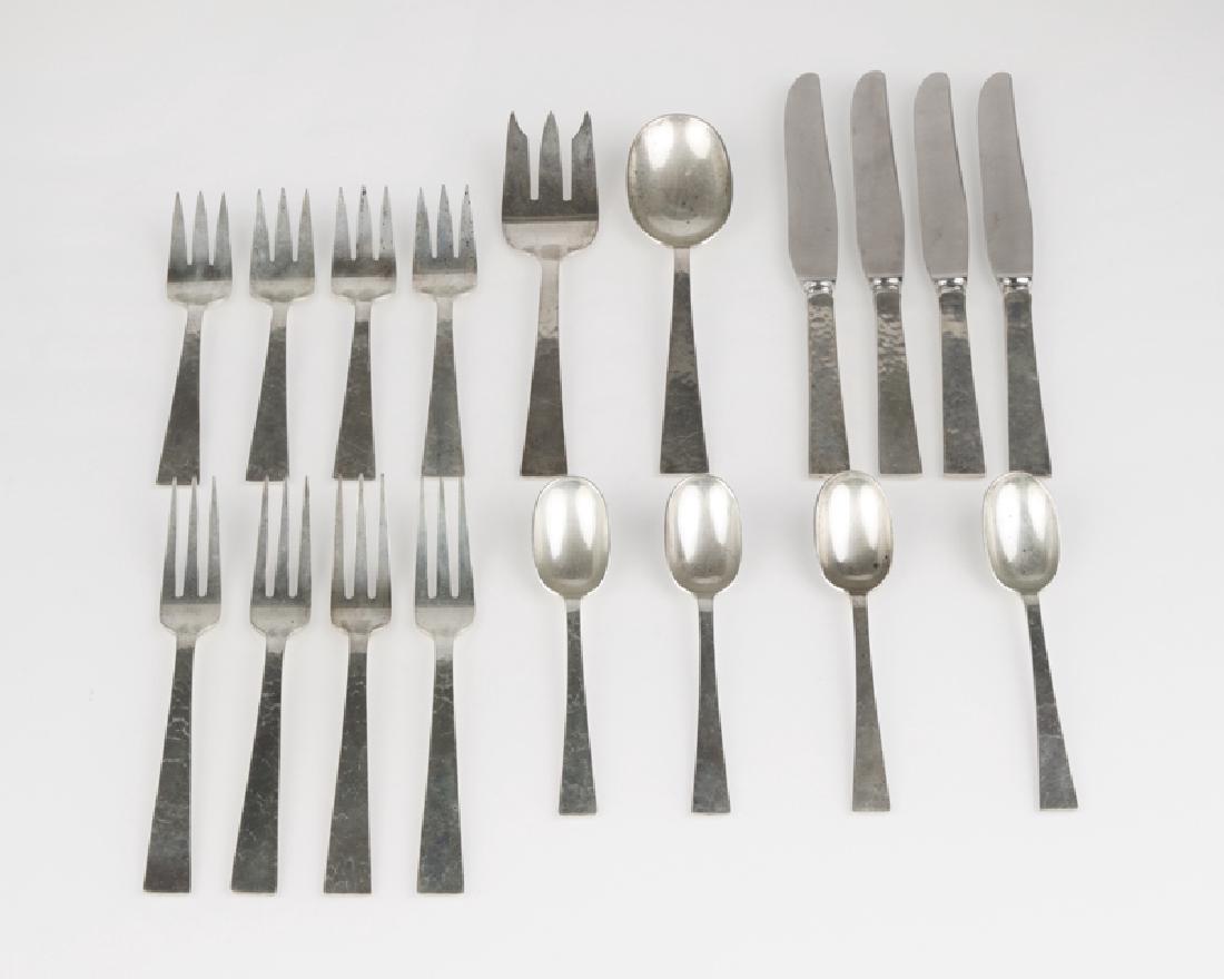 An Allan Adler "Starlit" sterling silver flatware (1 of 3)