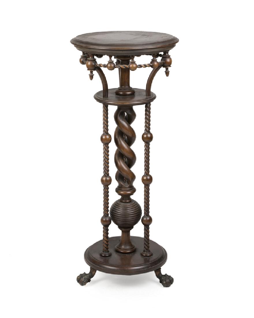 A Victorian barley twist fern stand (1 of 2)