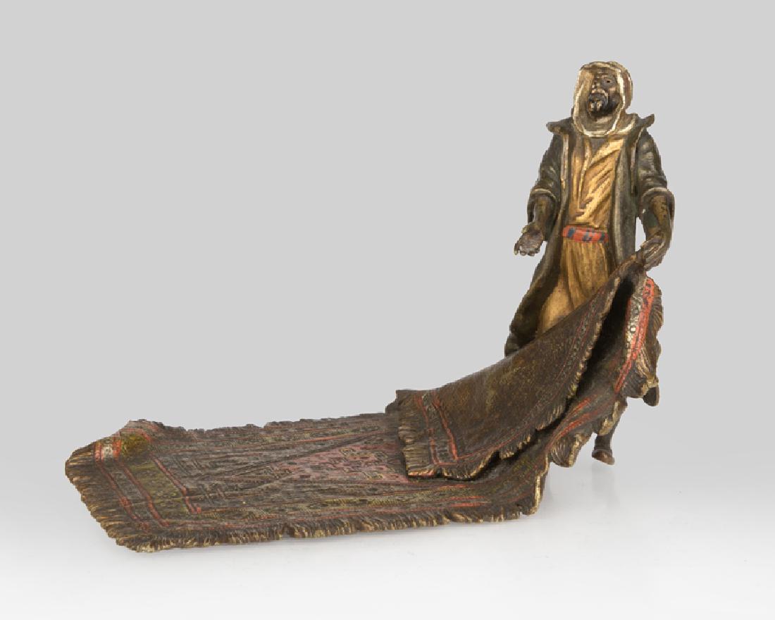 A Franz Bergman cold-painted Vienna bronze figure (1 of 3)