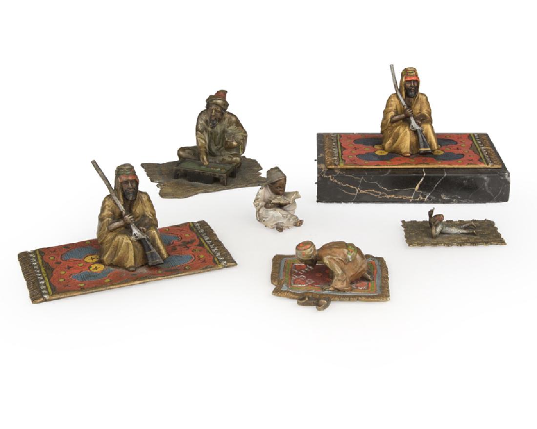 A group of Vienna cold-painted figural bronzes (1 of 9)