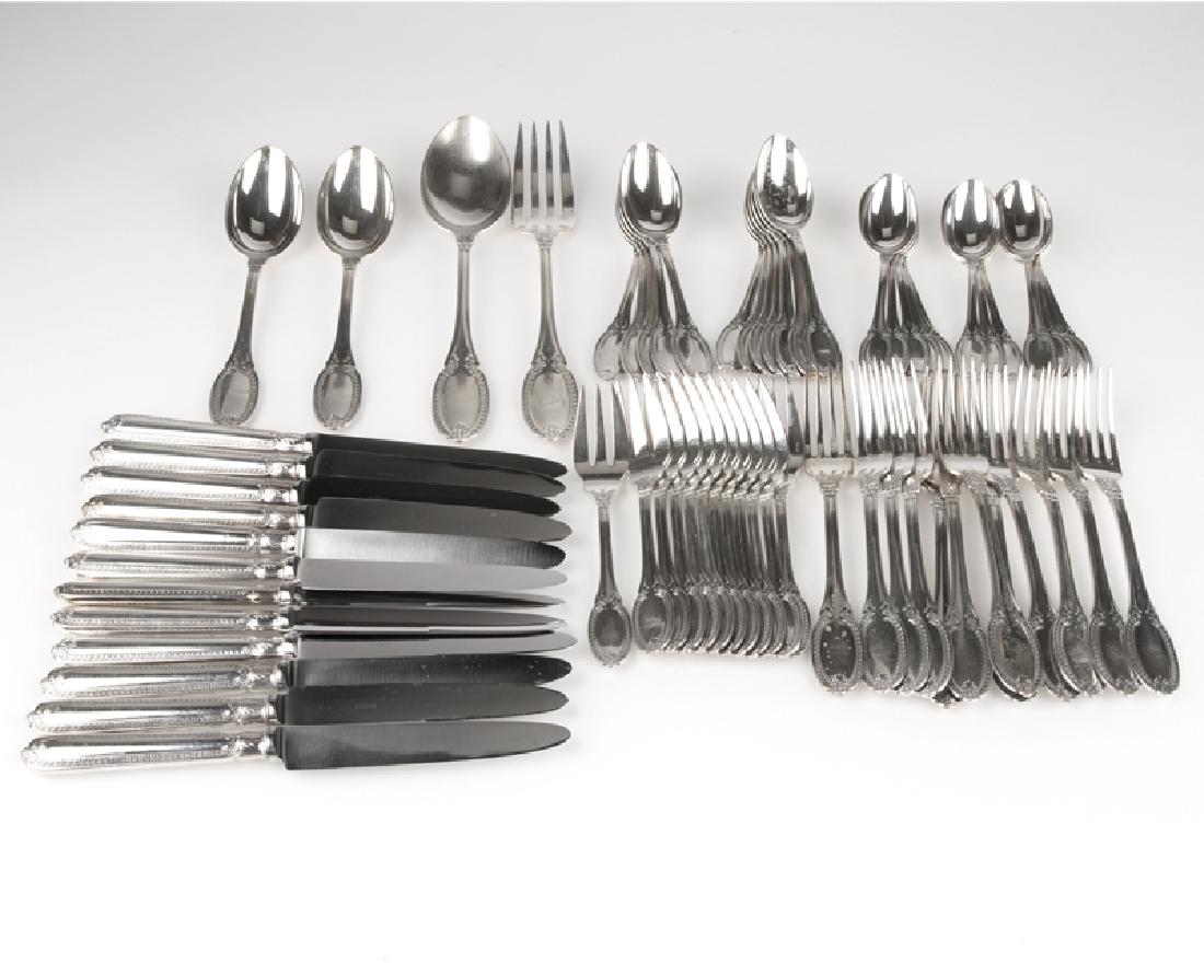 A Buccellati "Empire" sterling silver flatware service (1 of 3)