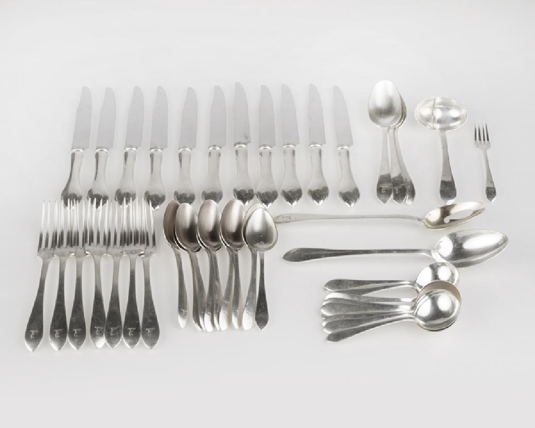 A French .950 silver flatware service (1 of 3)