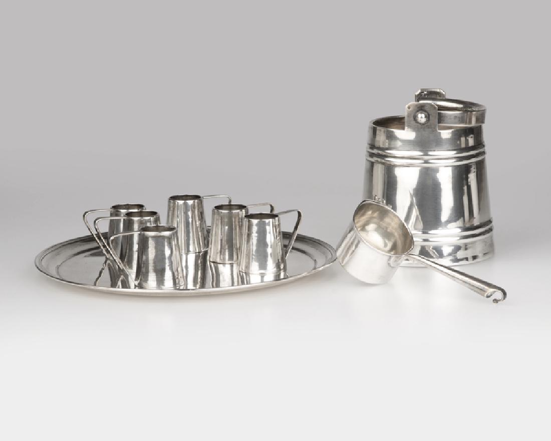 A Russian .875 silver vodka service (1 of 2)