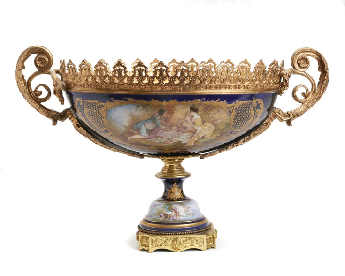 A Sevres-style porcelain centerpiece (1 of 4)