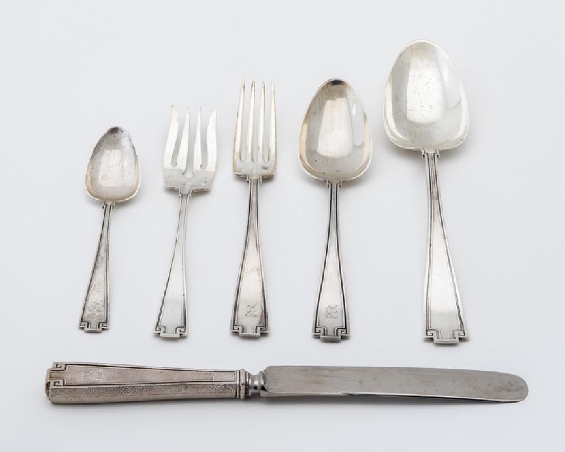 A Gorham partial sterling flatware service (1 of 2)