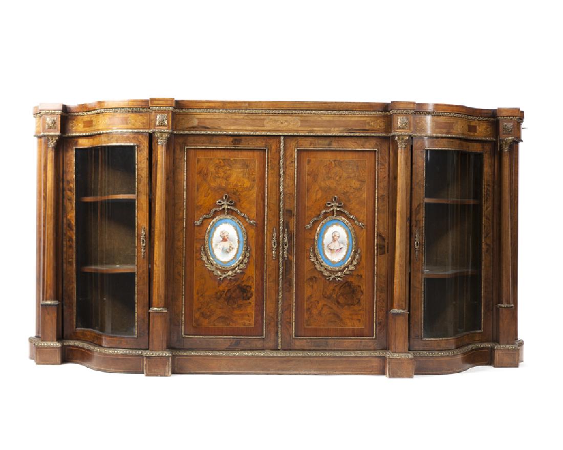 A French marquetry gilt bronze-mounted buffet (1 of 2)