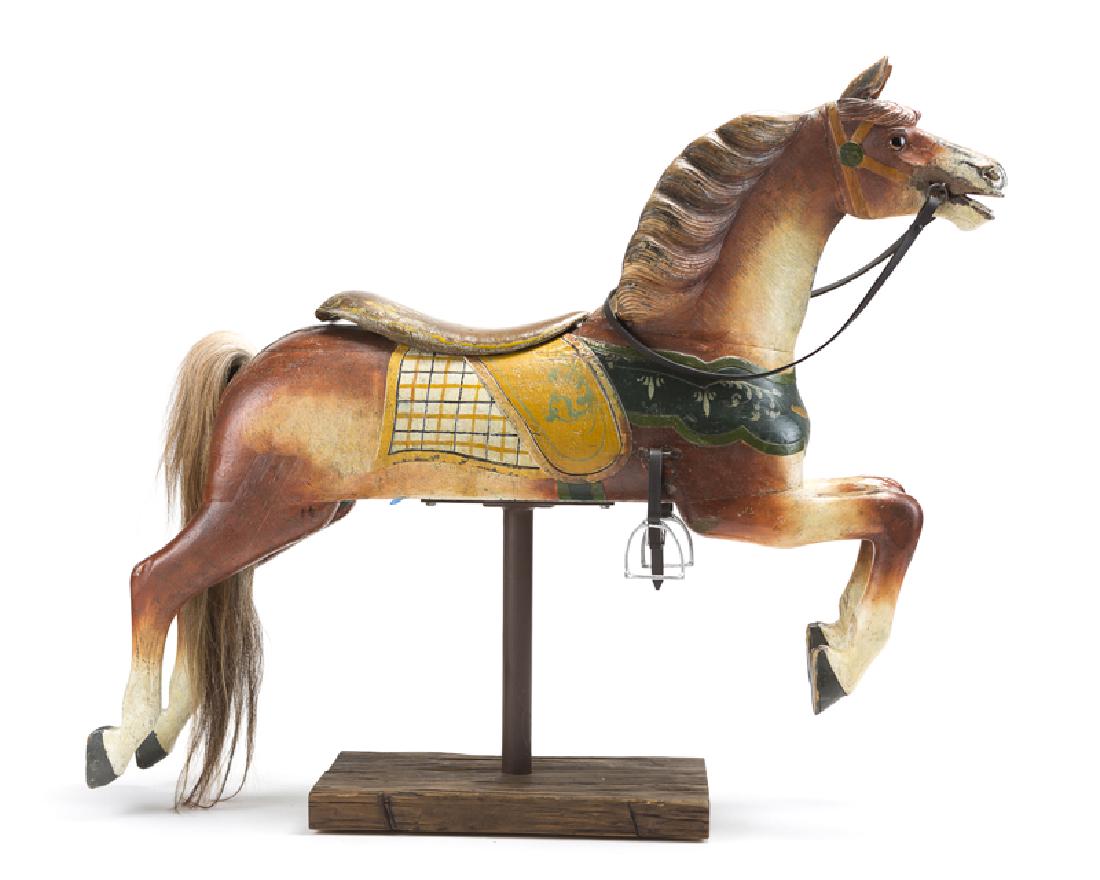 An Armitage-Herschell carousel track horse (1 of 2)