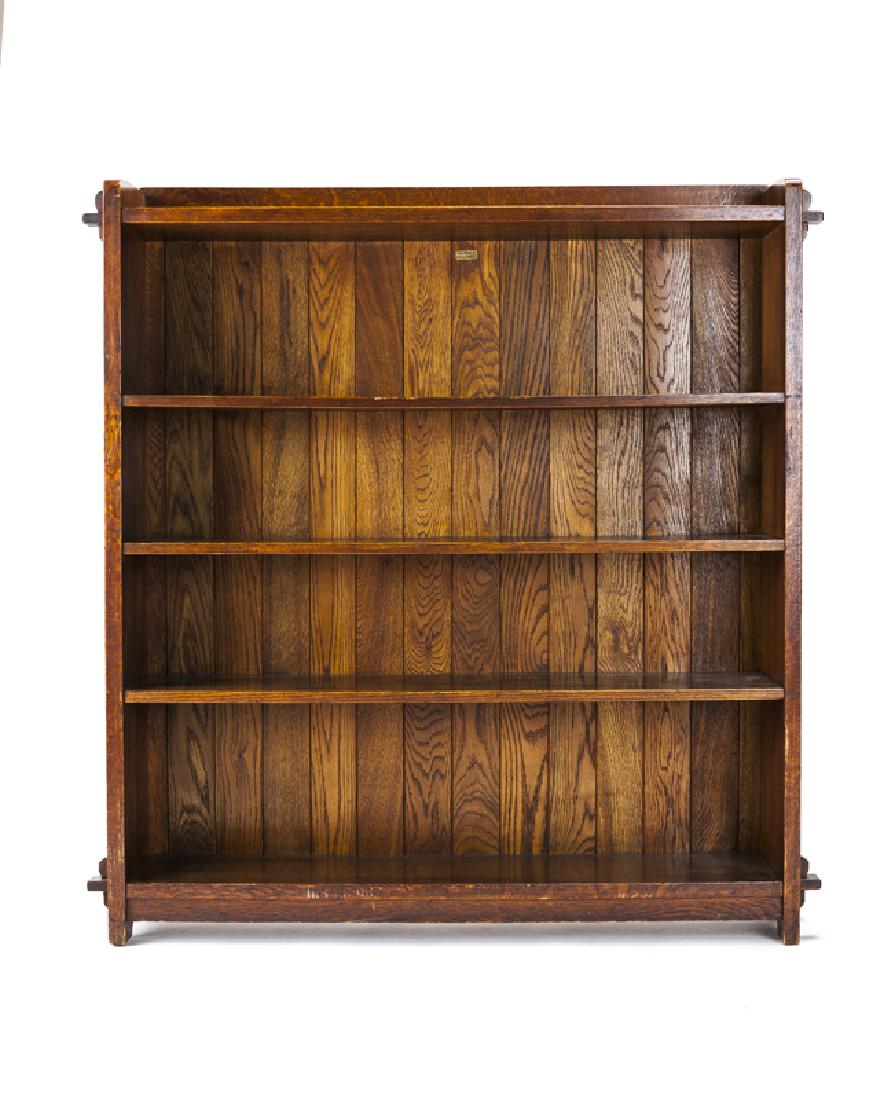An L. & J.G. Stickley open-front bookcase, #646 (1 of 3)