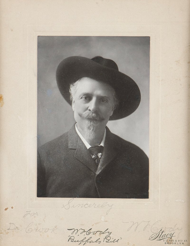 Signed photograph of William F. ''Buffalo Bill'' Cody, (1 of 4)