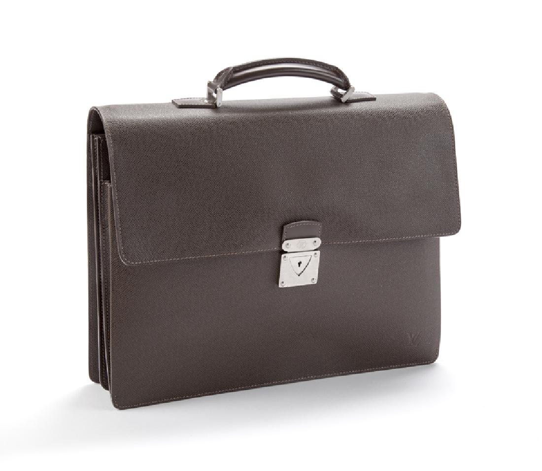 A Louis Vuitton Grizzli Taiga leather Robusto briefcase (1 of 6)