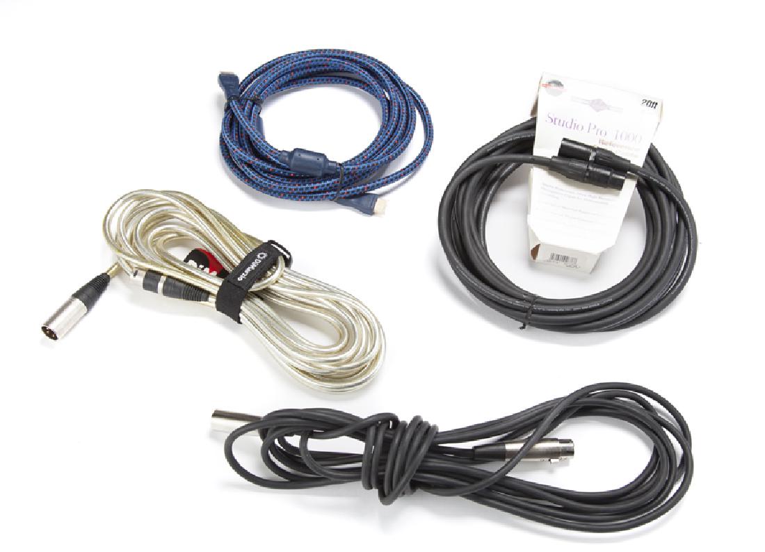 A box of assorted cables (1 of 2)