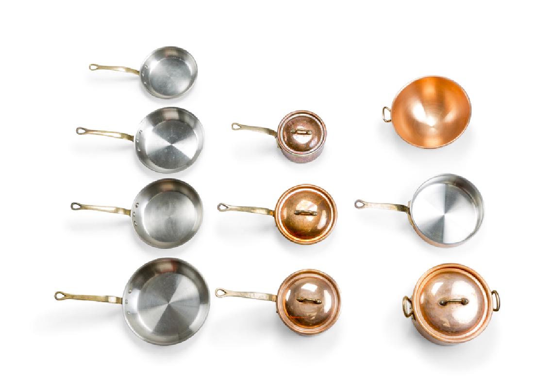 A collection of Mauviel copper cookware, (1 of 2)