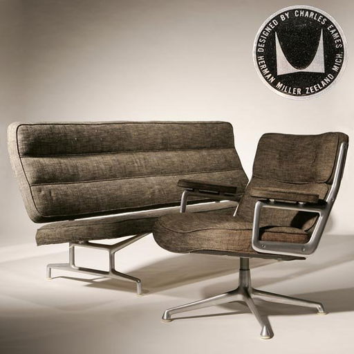 1092 Charles Eames Sofa Compact Herman Miller Armchair