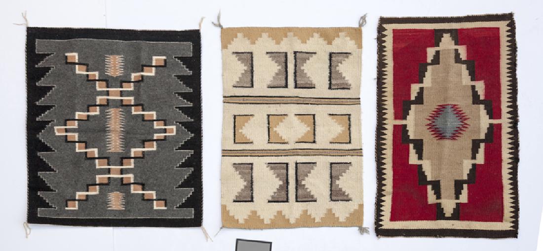 Three Navajo regional saddle blankets (1 of 4)