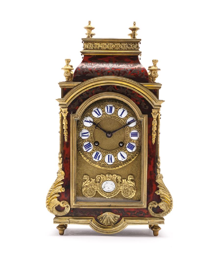 A French faux Boulle mantel clock (1 of 4)