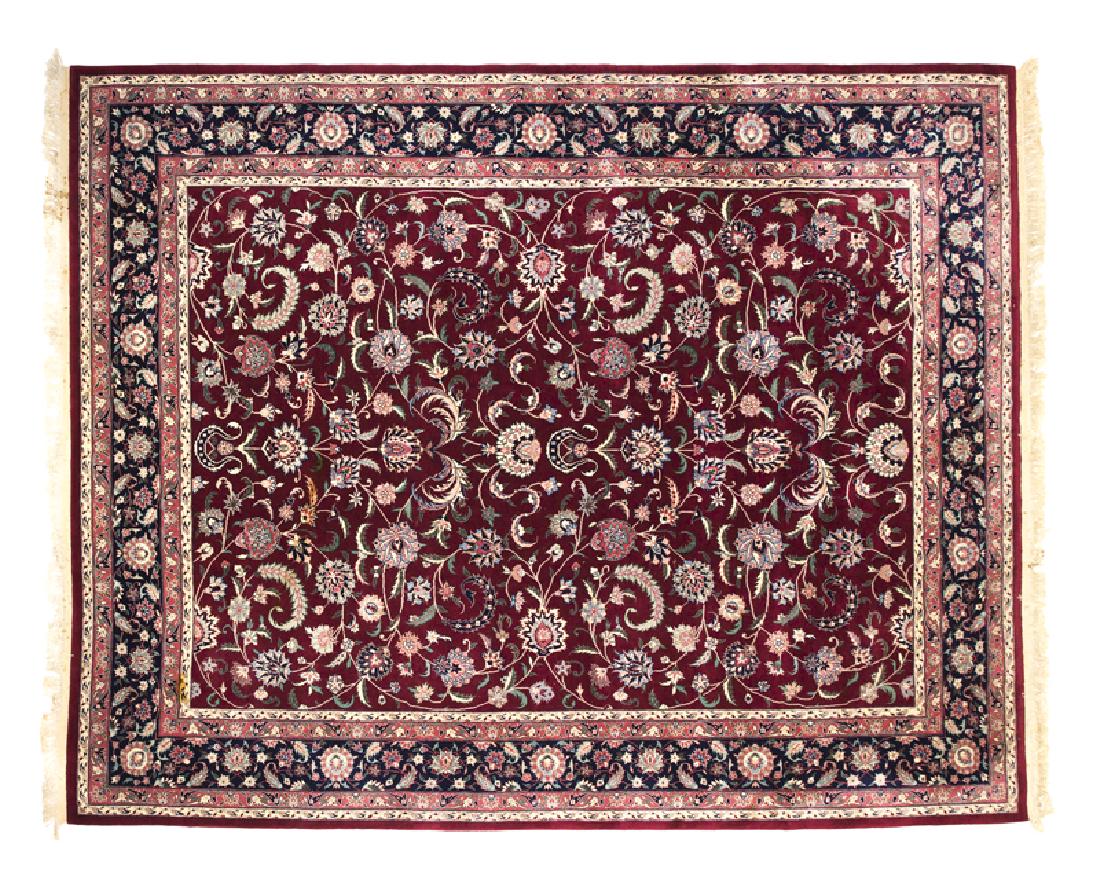A Chinese Isfahan-style room-size rug (1 of 2)