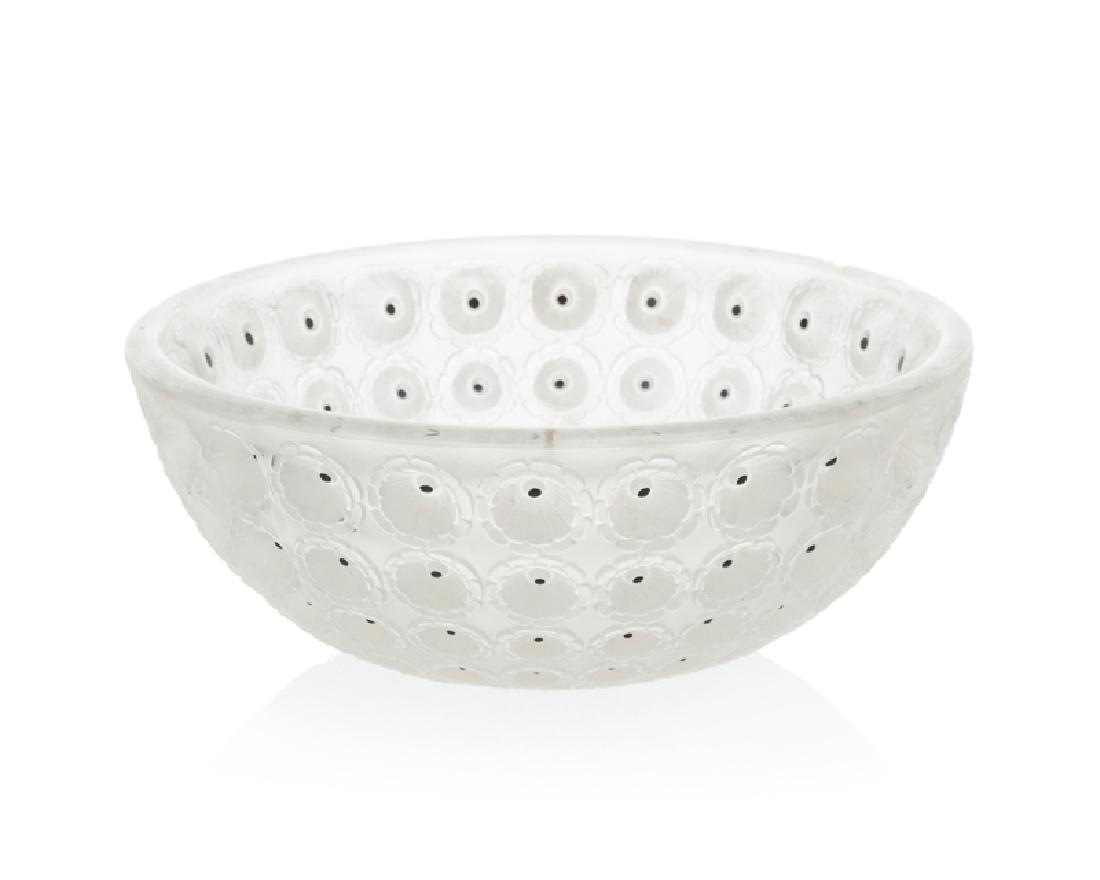 A Lalique ''Nemours'' art glass bowl (1 of 3)