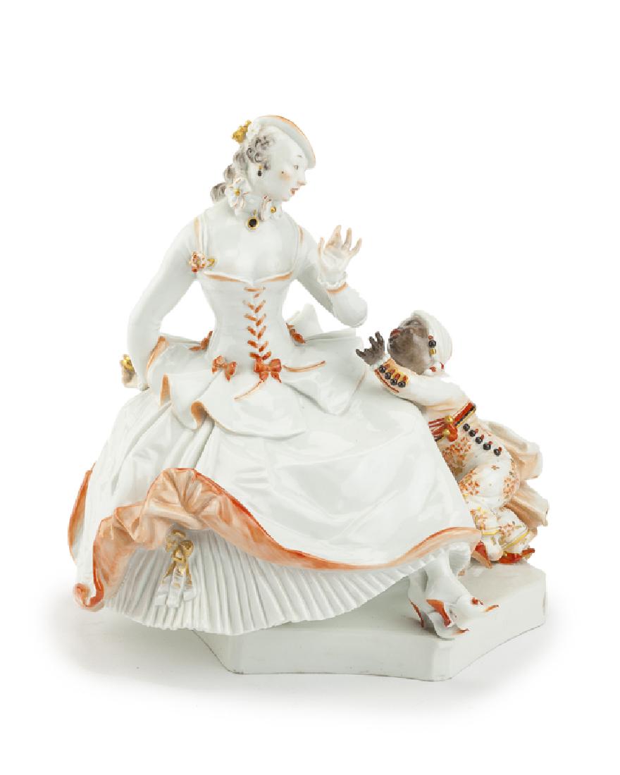 A Meissen porcelain figural group, Paul Scheurich (1 of 5)
