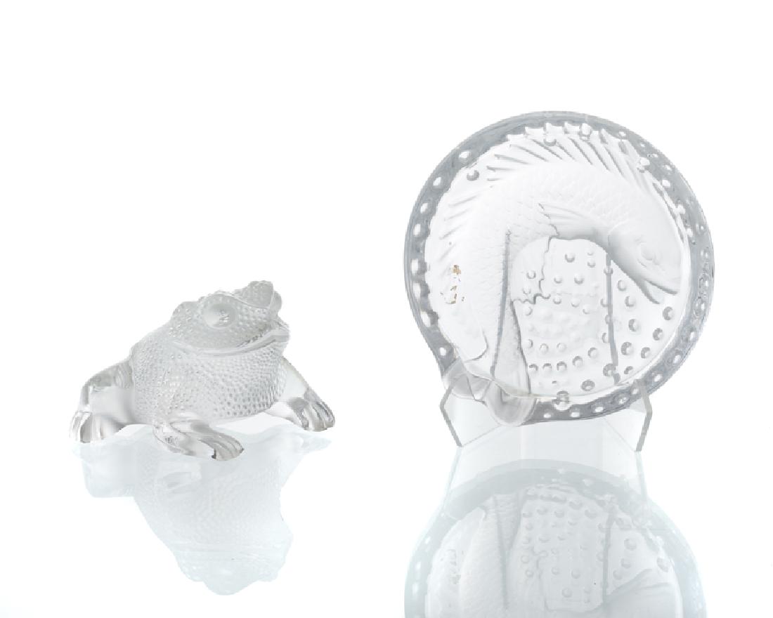 Two Lalique art glass objects (1 of 3)