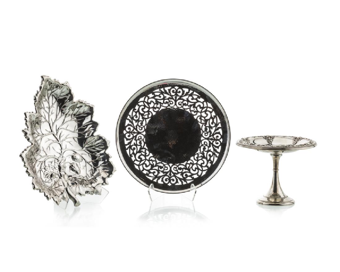 A group of three sterling silver objects (1 of 4)