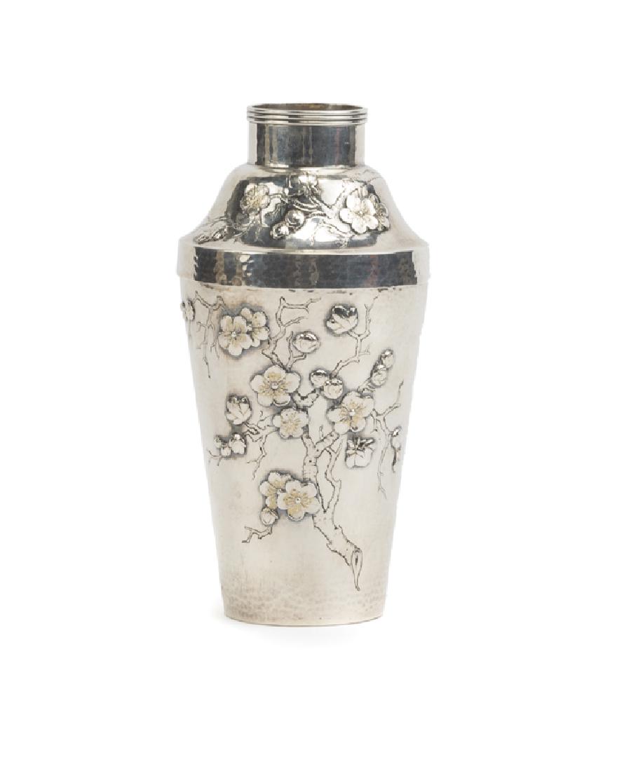 A Gorham sterling silver cocktail shaker (1 of 3)