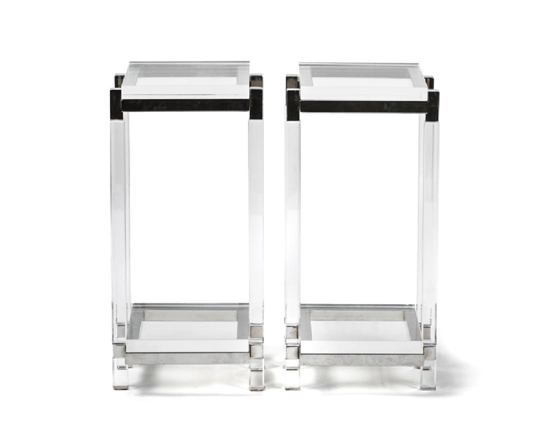 A pair of pedestal tables, Charles Hollis Jones (1 of 2)