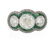 A diamond and emerald ring