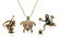 A group of whimsical animal jewelry - 2