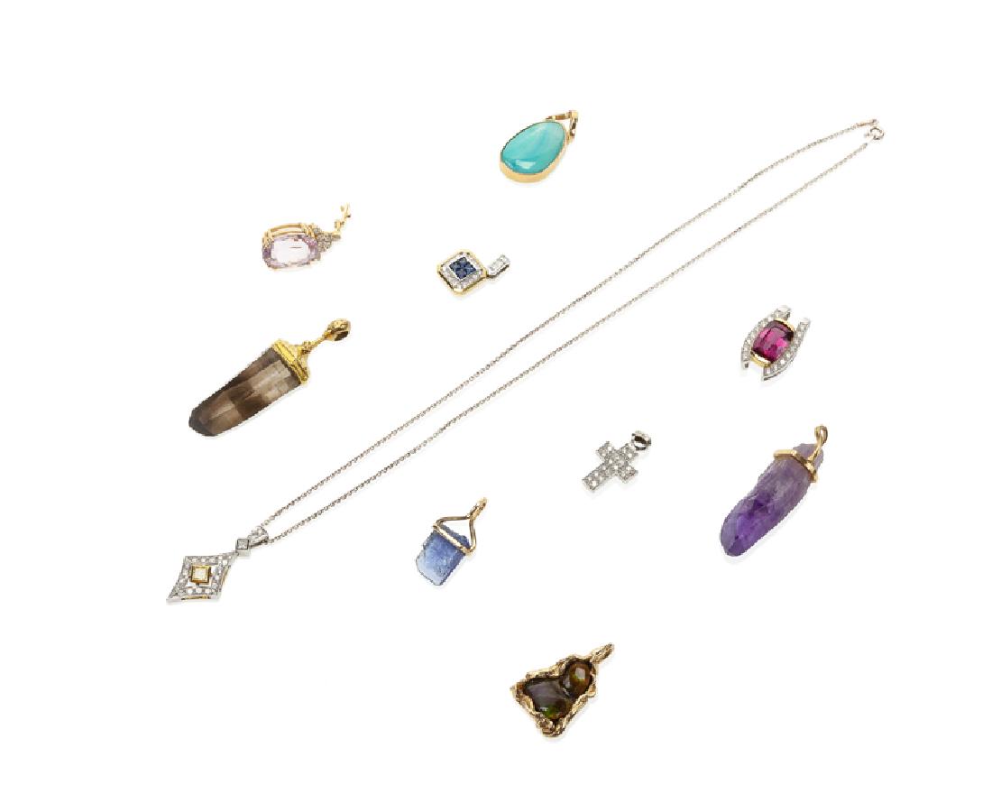 A group of gemstone jewelry (1 of 2)